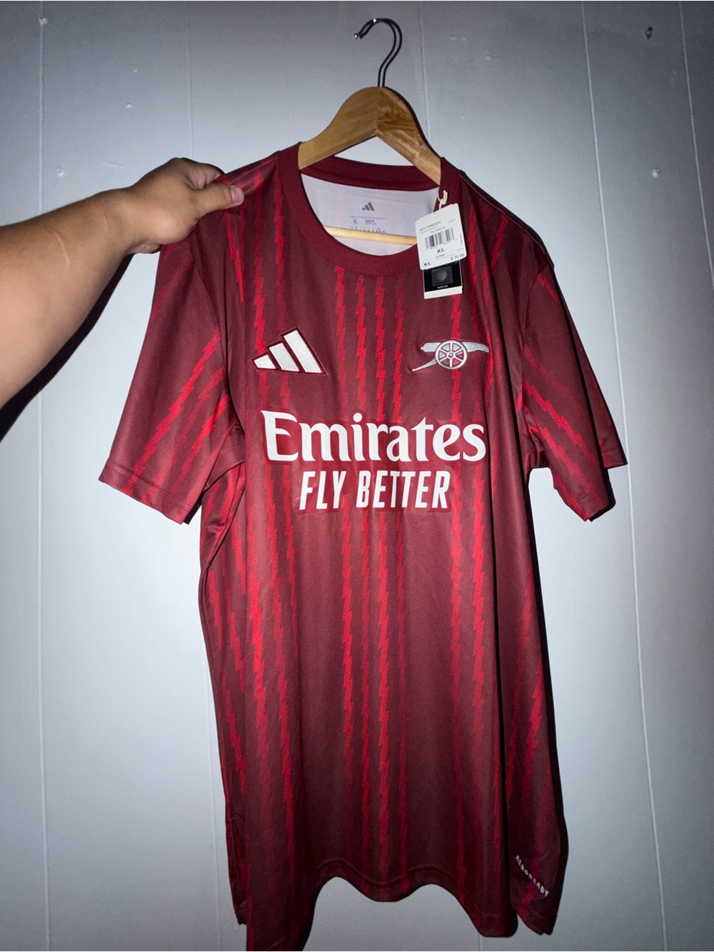 Men Adidas Arsenal Jersey size XL